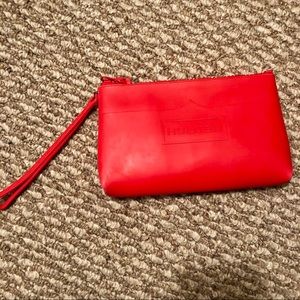 Hunter Red Waterproof Wristlet